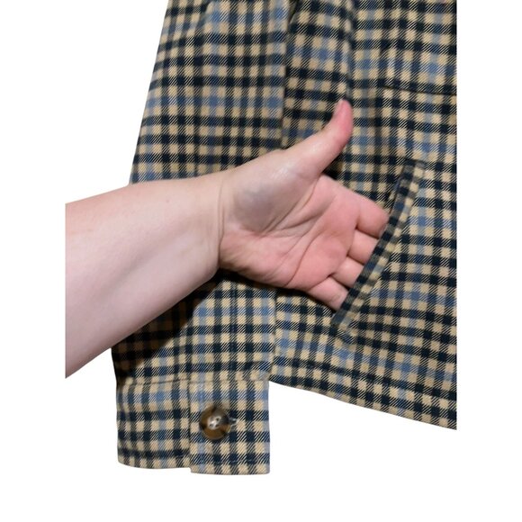 NWT ABLE Gianna Plaid Jacket S Blazer Cropped Pockets Academia Classic Capsule - Picture 6 of 12